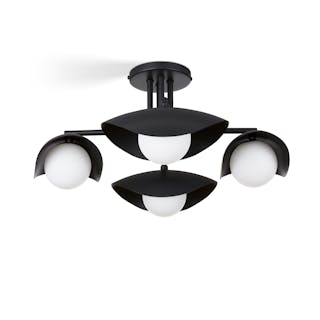 Coy Flushmount Ceiling Light - Black