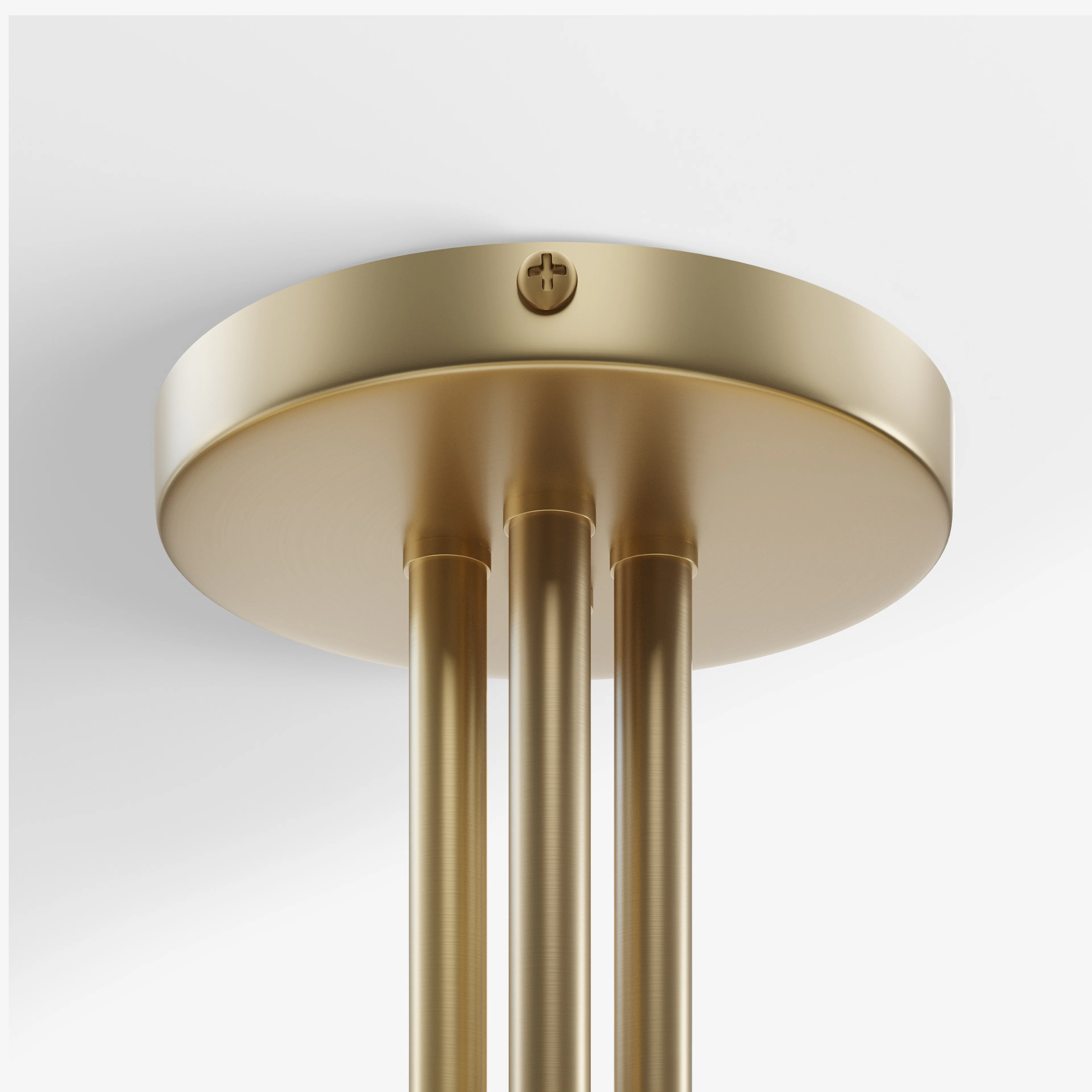 Coy Flushmount Brass Ceiling Light | Elegant Design