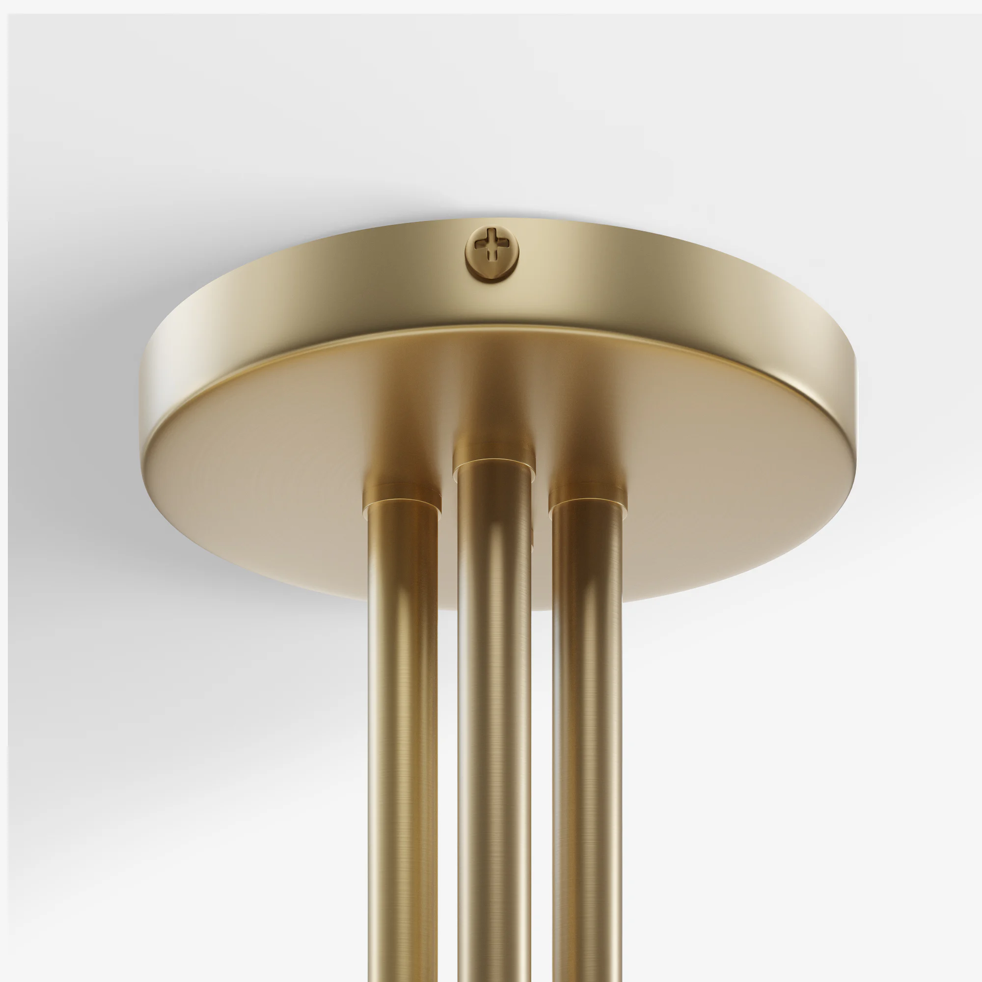 Coy Flushmount Brass Ceiling Light | Elegant Design