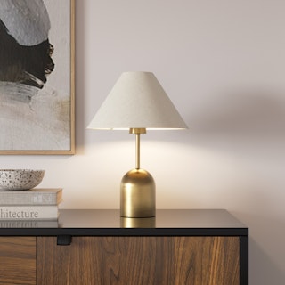Markham Small Brass Table Lamp