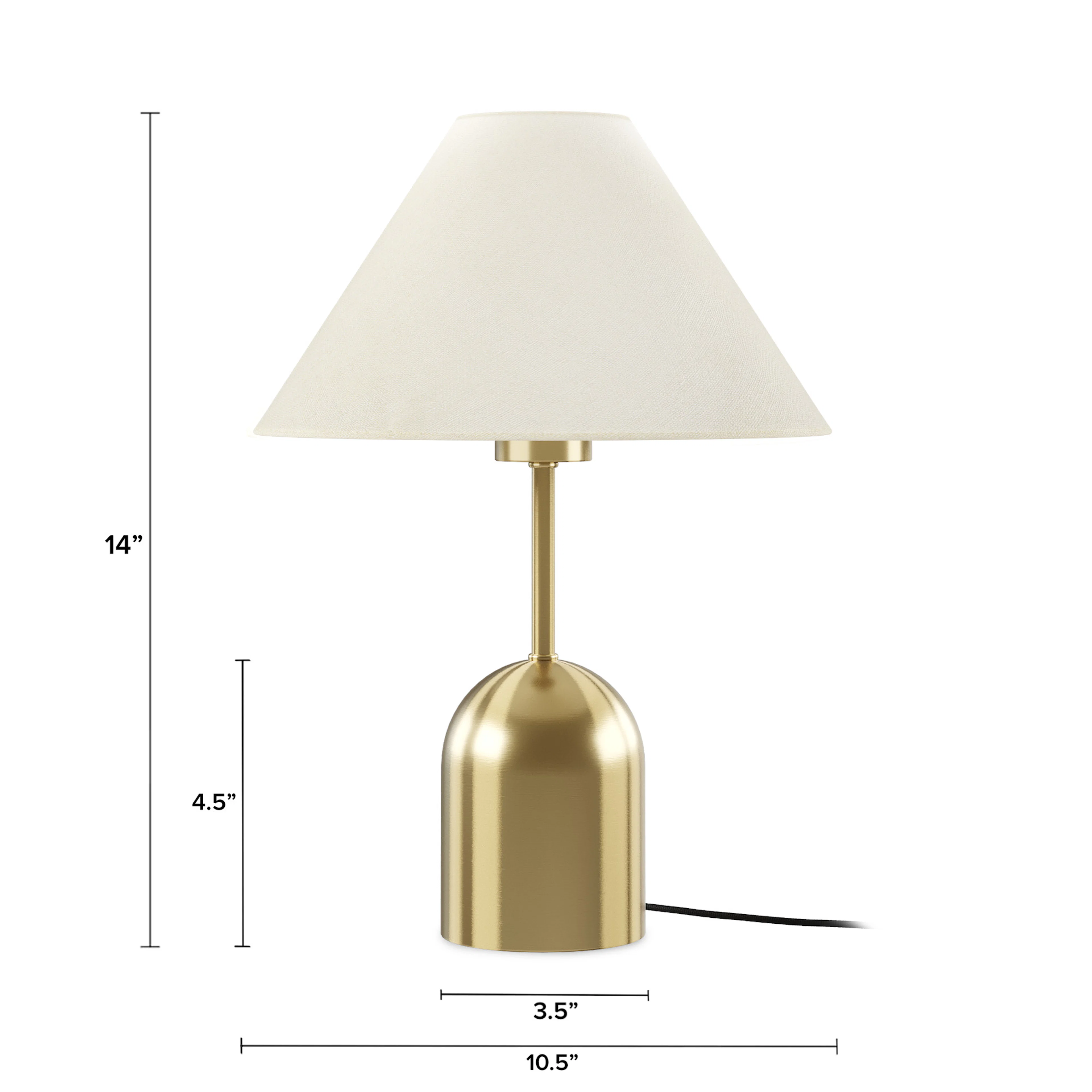 Markham Small Brass Table Lamp | Elegant Lighting