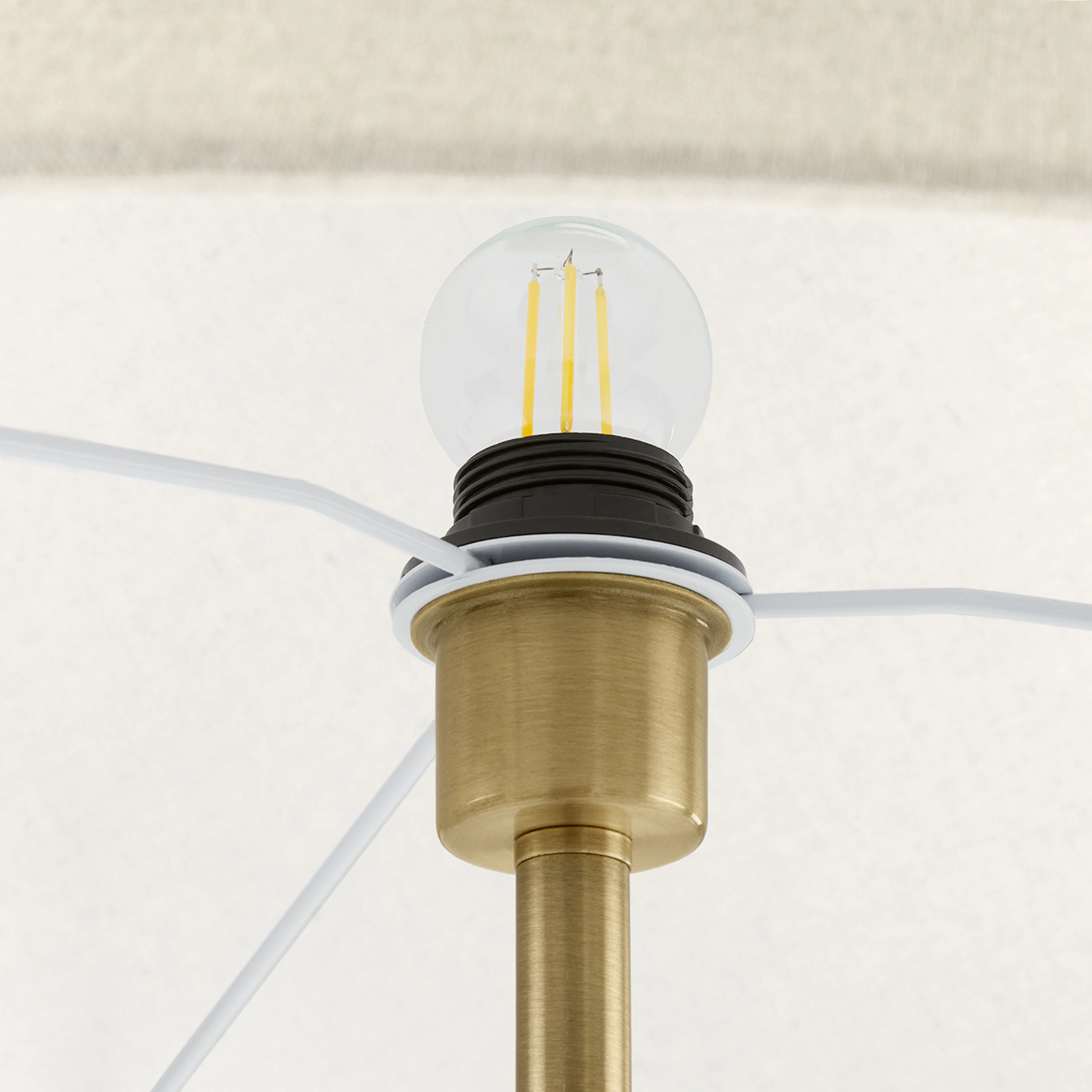 Markham Small Brass Table Lamp | Elegant Lighting