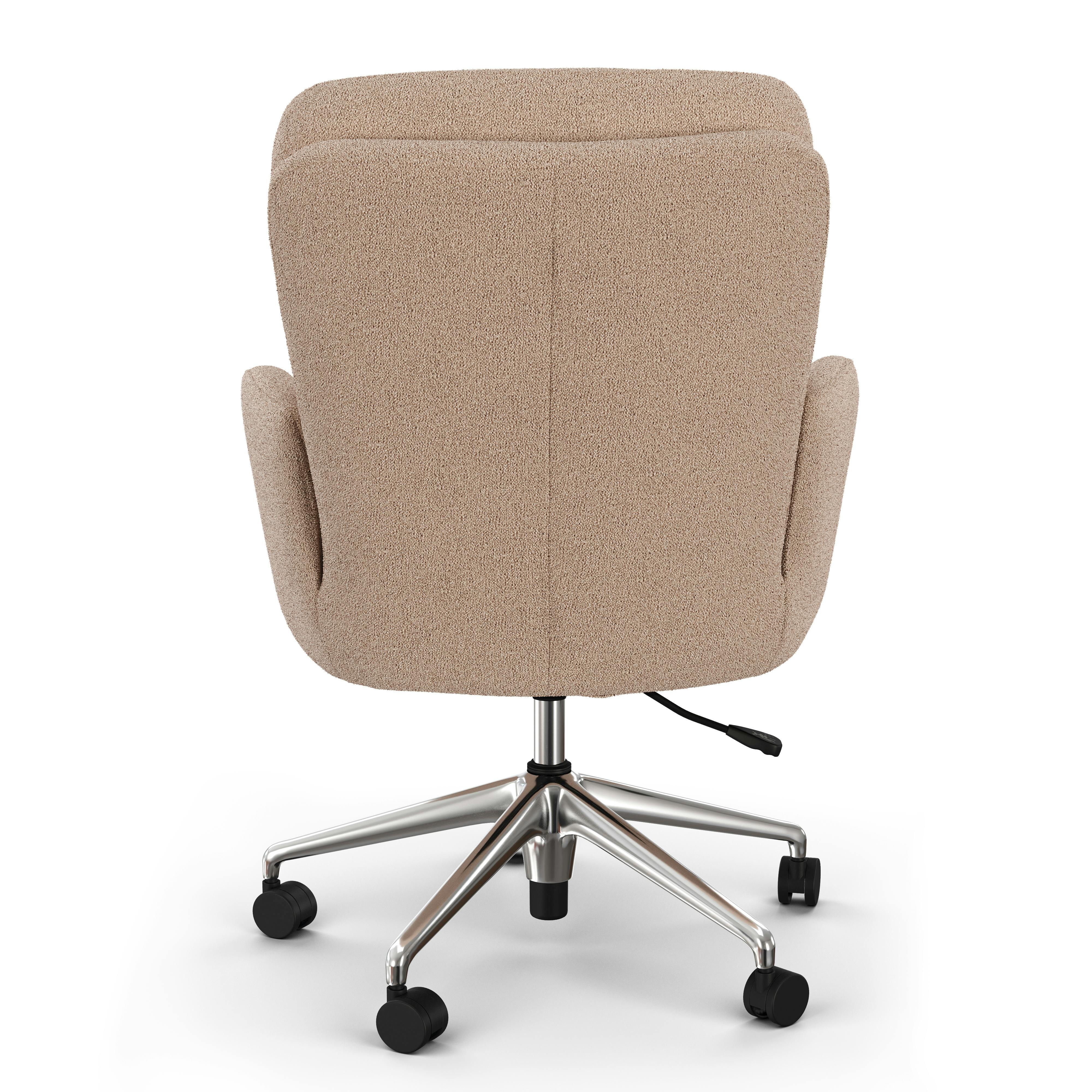 Bea Sandstone Wool Bouclé Executive Office Chair | Article