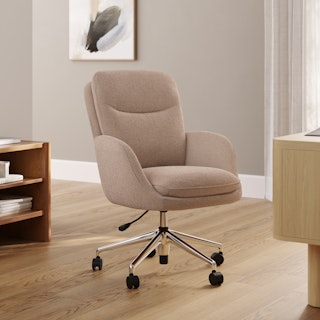 Bea Executive Office Chair - Sandstone Wool Bouclé