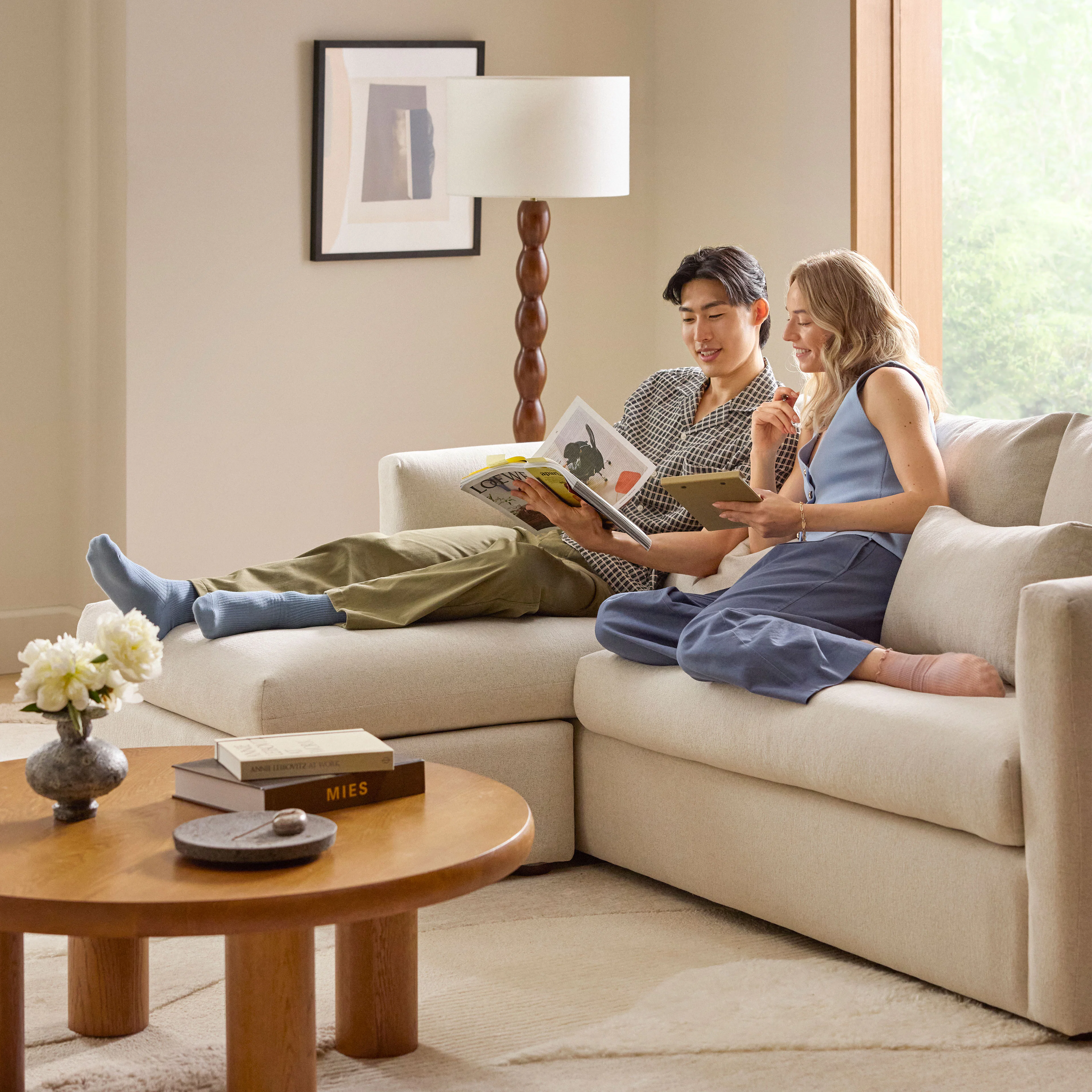 Sloane Cherry Floor Lamp - Elegant & Modern Design