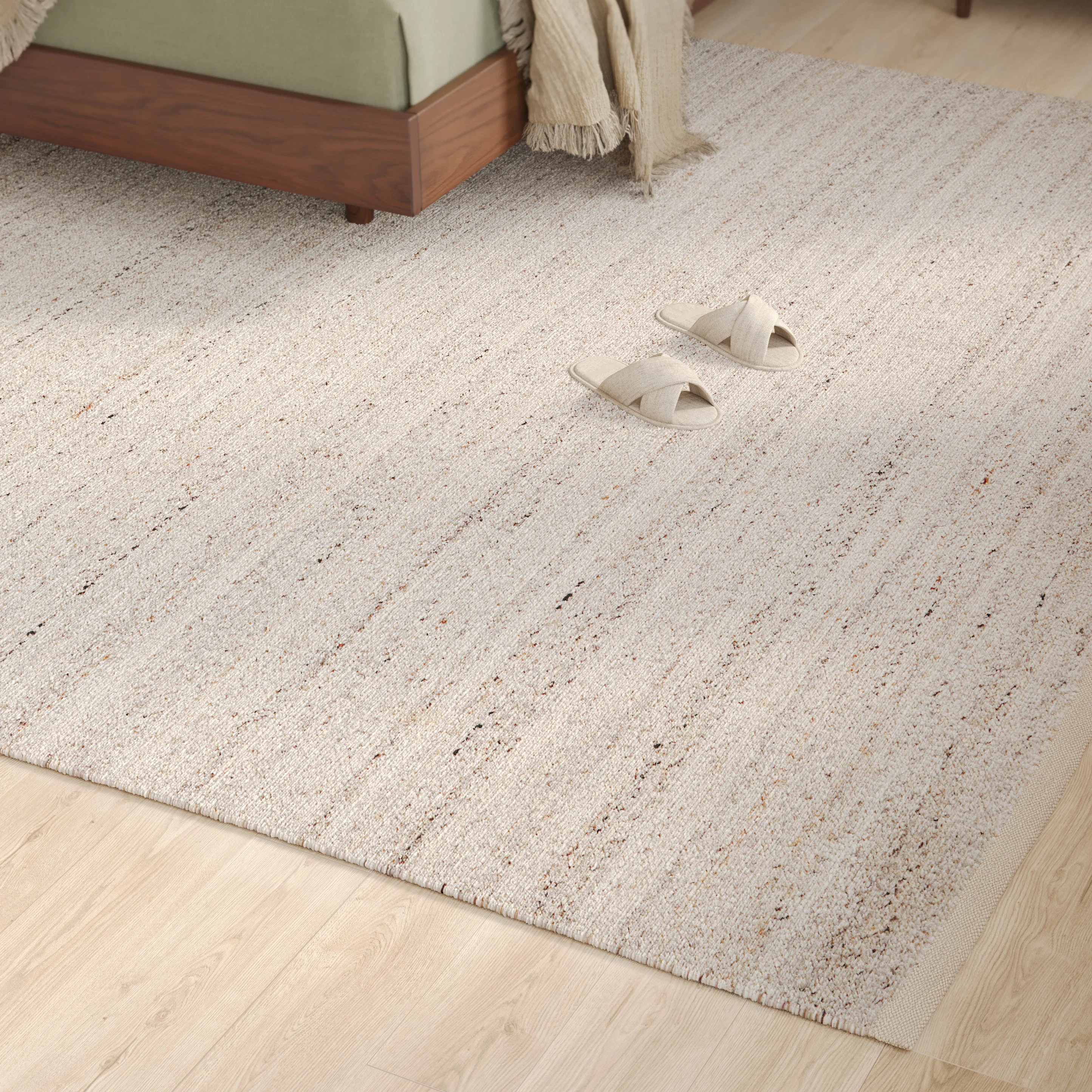 Hurley 8x10 Beige Fleck Performance Rug - Durable & Stylish