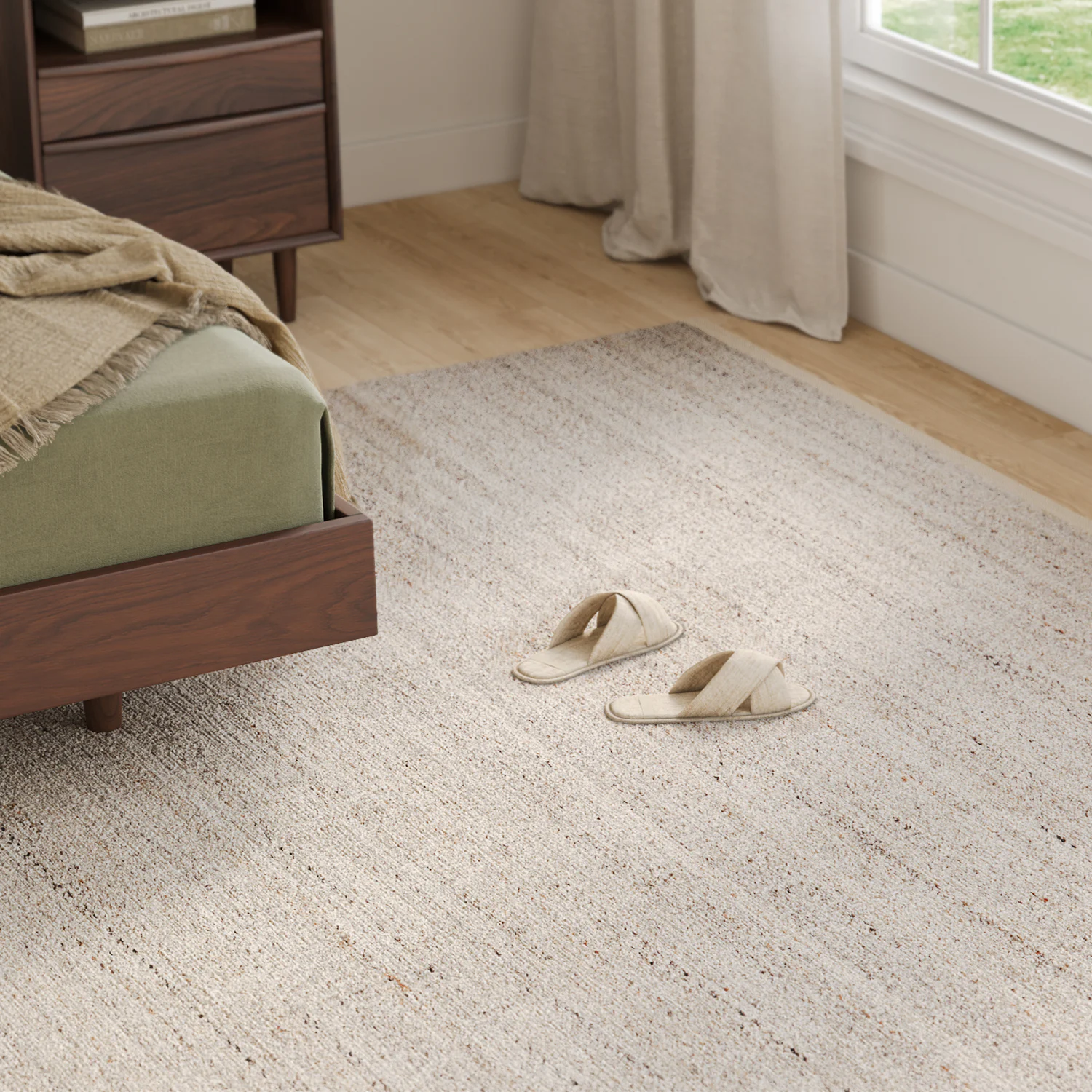 Hurley 8x10 Beige Fleck Performance Rug - Durable & Stylish
