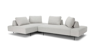 Divan Mist Gray Left Sectional
