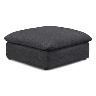 Leigh 41" Ottoman - Napa Charcoal