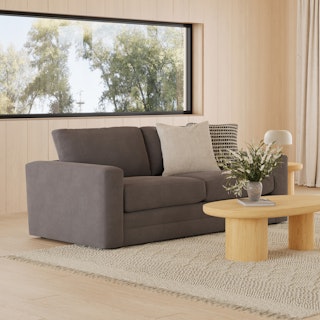 Riley 84" Velvet Sofa - Hale Warm Gray