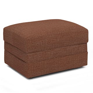 Riley 28" Ottoman - Napa Rust