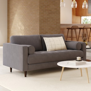 Sven 72" Tufted Loveseat - Hale Warm Gray