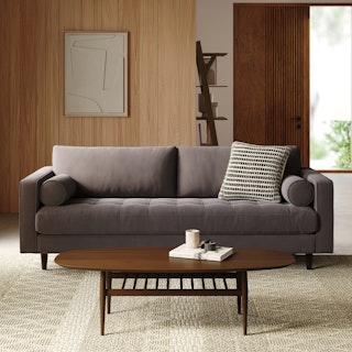 Sven 88" Tufted Sofa - Hale Warm Gray