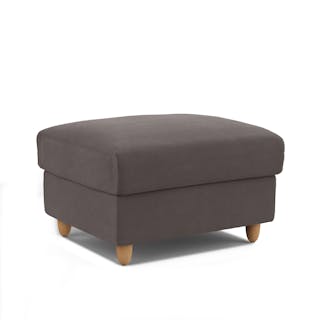 Vati 33" Velvet Storage Ottoman - Hale Warm Gray