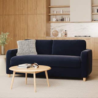 Vati 80" Velvet Storage Sofa - Hale Ink