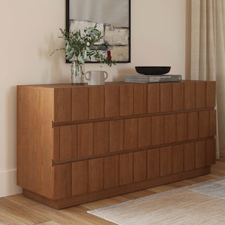 Marko Smoked Oak 6-Drawer Double Dresser