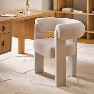 Everse Dining Chair - Ratine Ivory