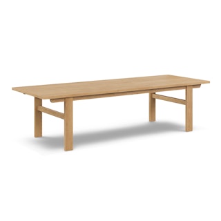 Gina 88.5" - 112" Extendable Dining Table - White Oak