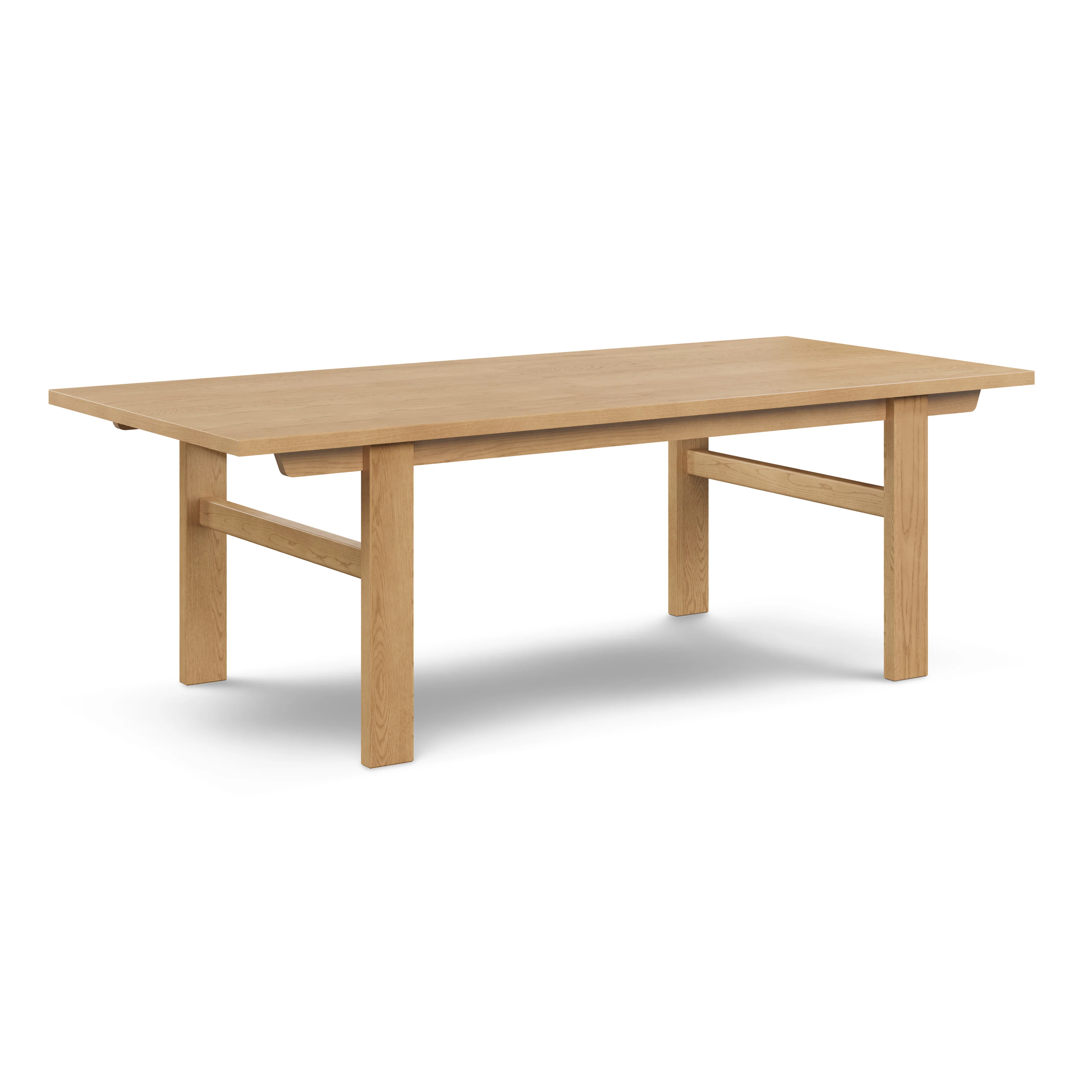 Gina 88.5" - 112" Extendable Dining Table - White Oak