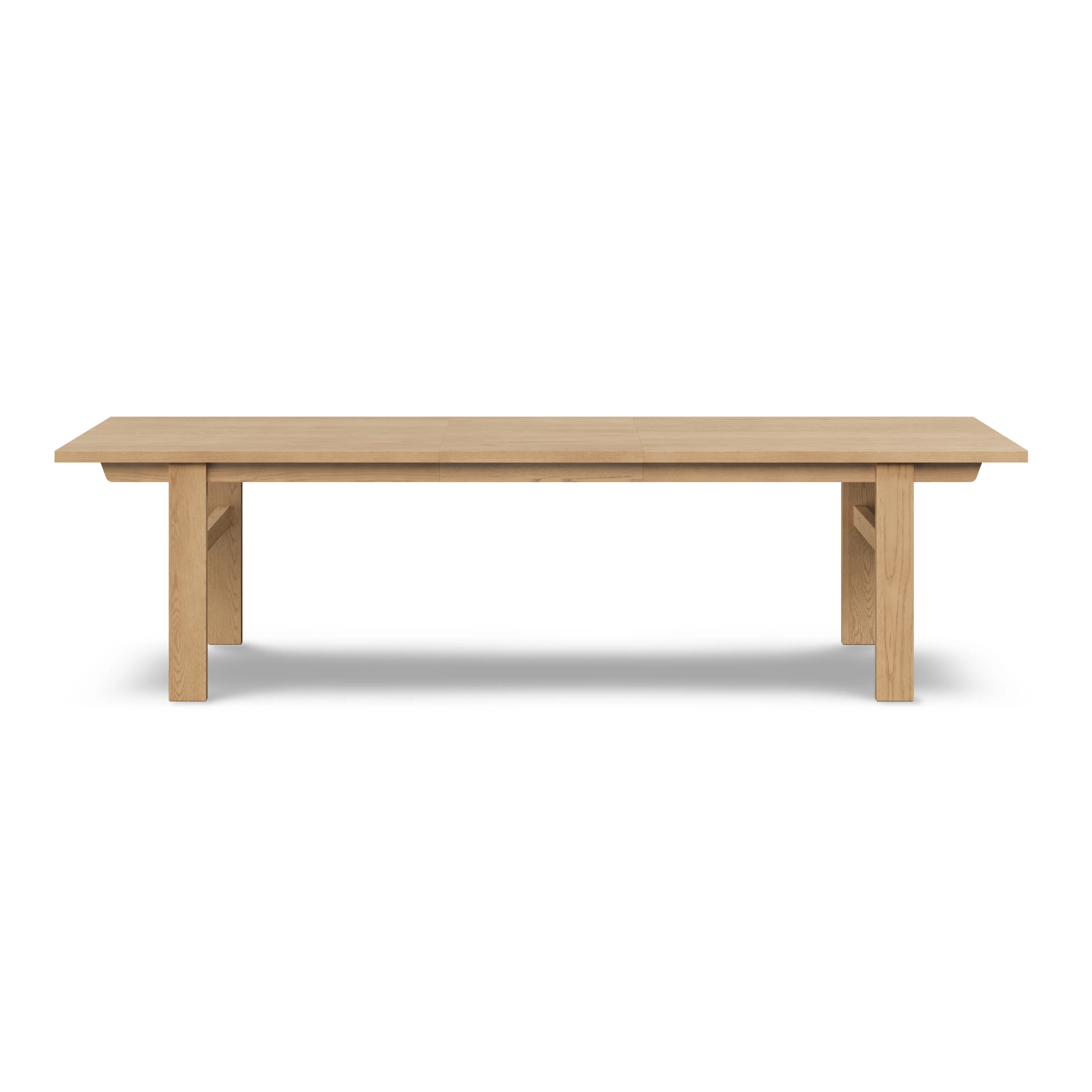 Gina 88.5" - 112" Extendable Dining Table - White Oak