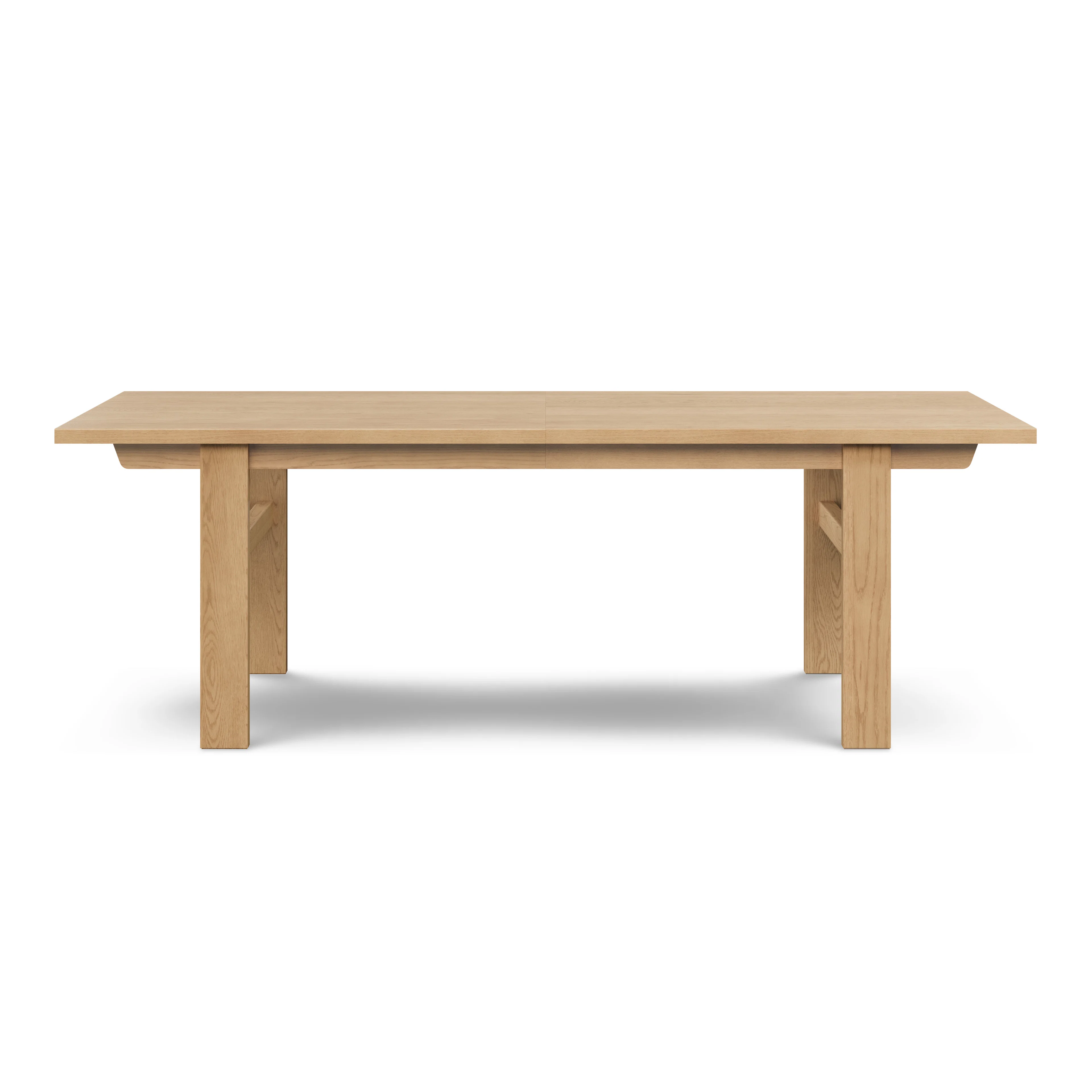 Gina 88.5" - 112" Extendable Dining Table - White Oak