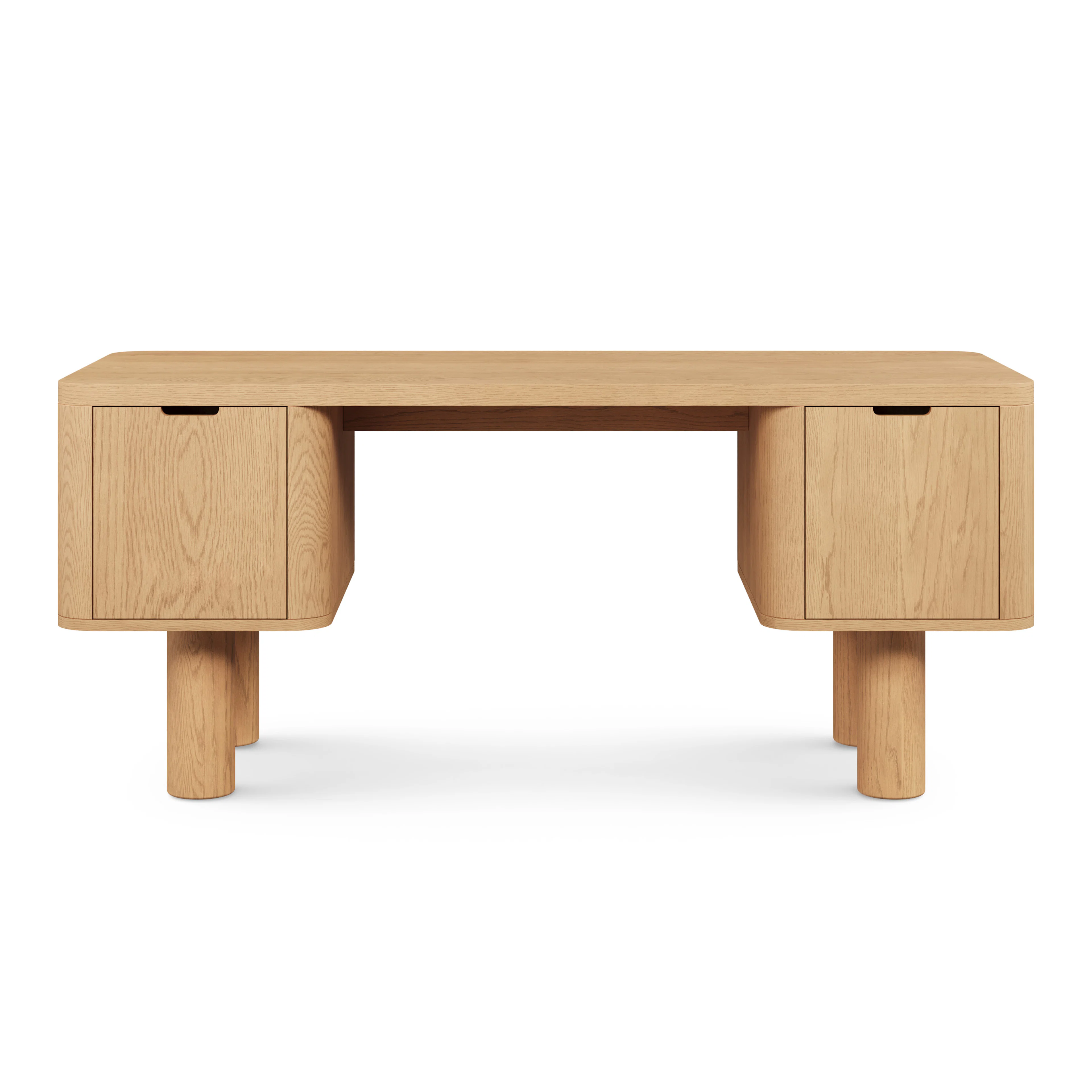 Adel 66.5" Desk - White Oak