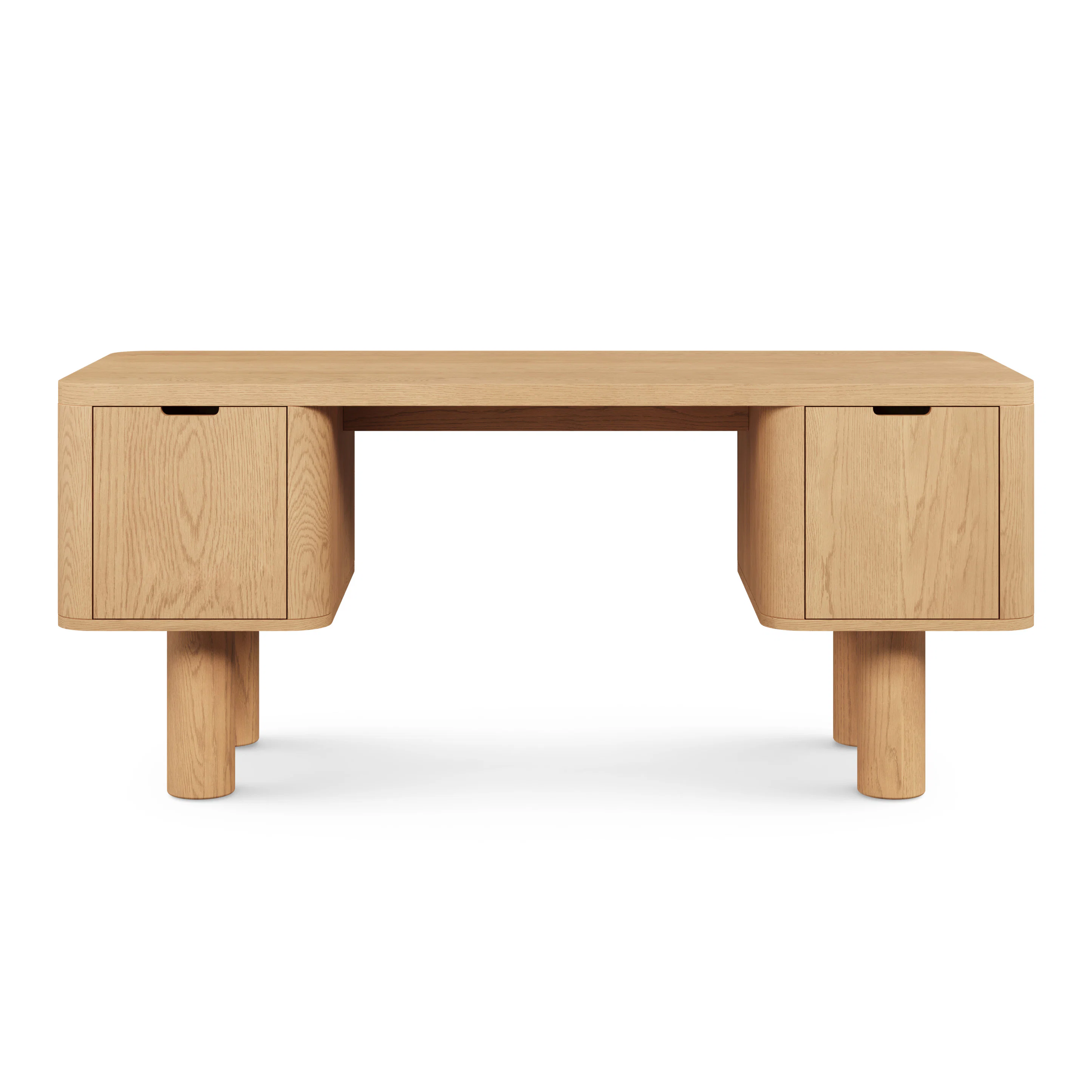 Adel 66.5" Desk - White Oak