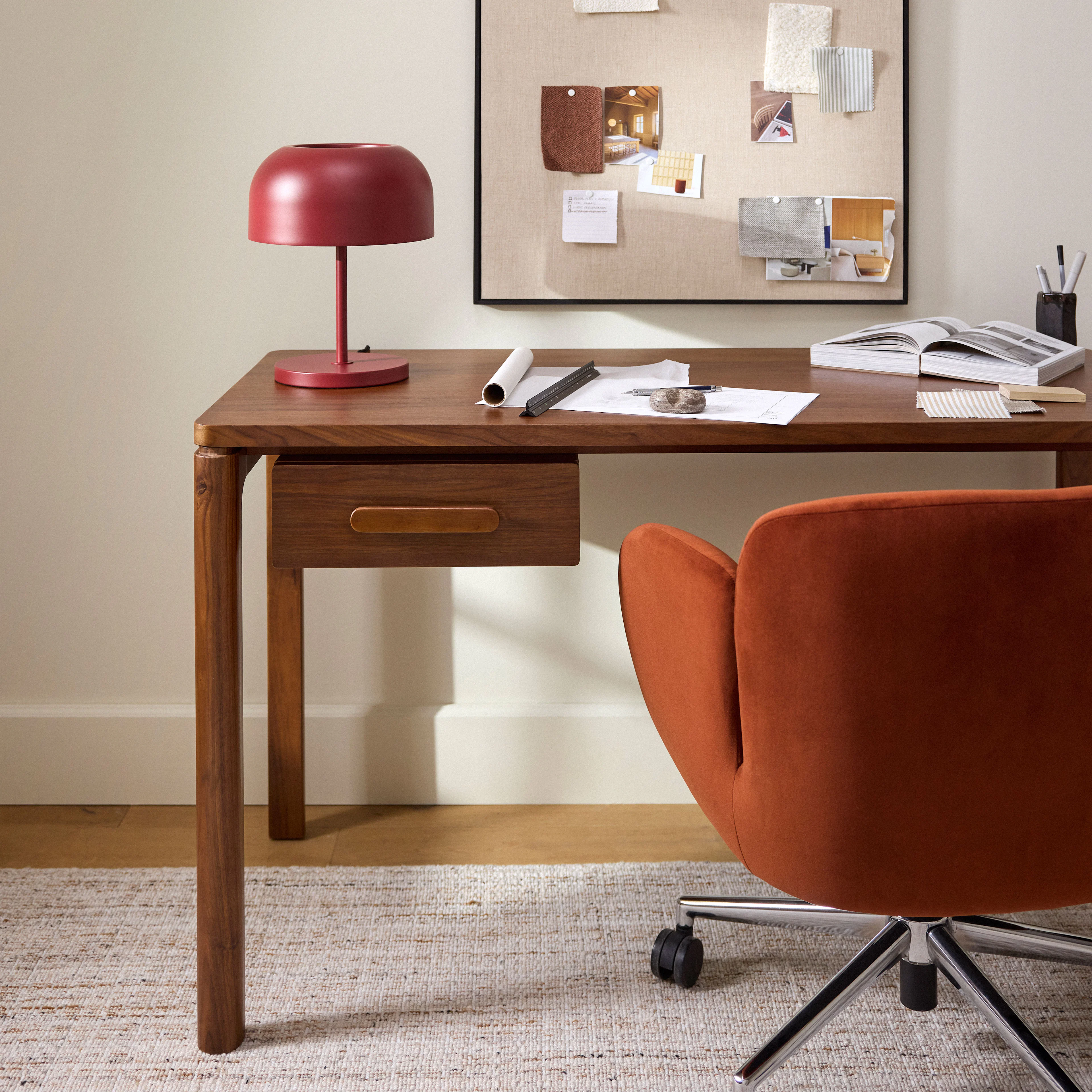 Kacey 51" Desk - Walnut