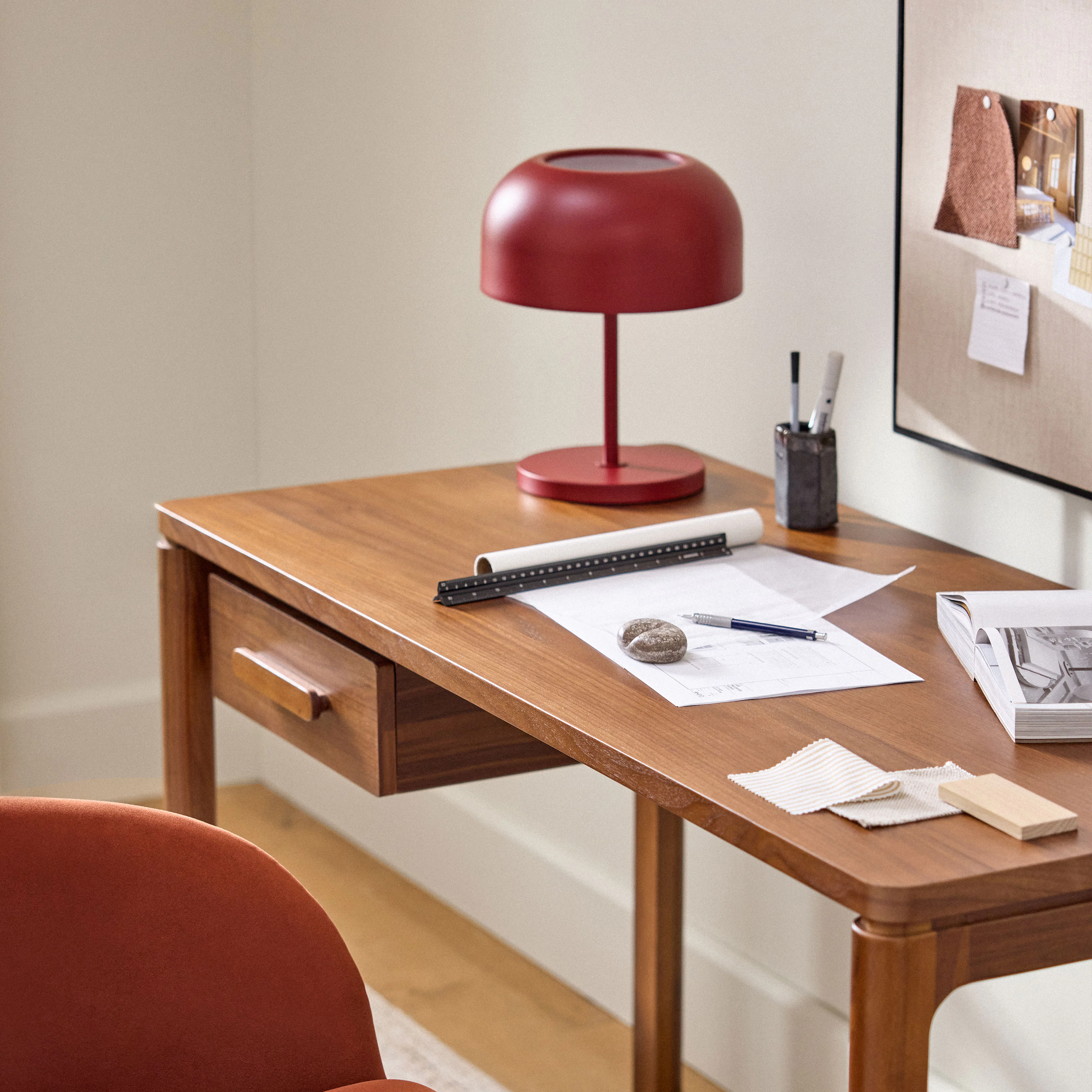 Kacey 51" Desk - Walnut