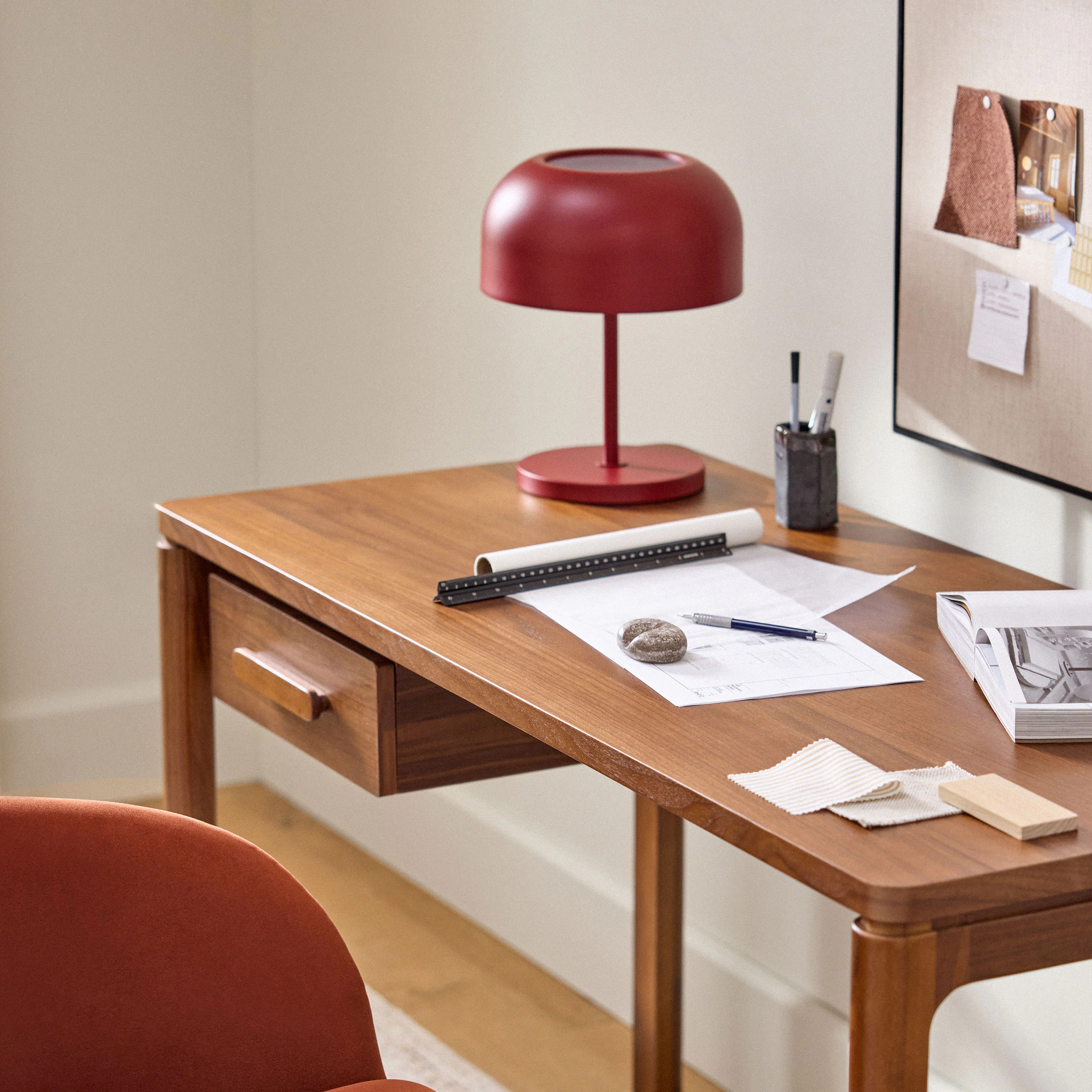 Kacey 51" Desk - Walnut