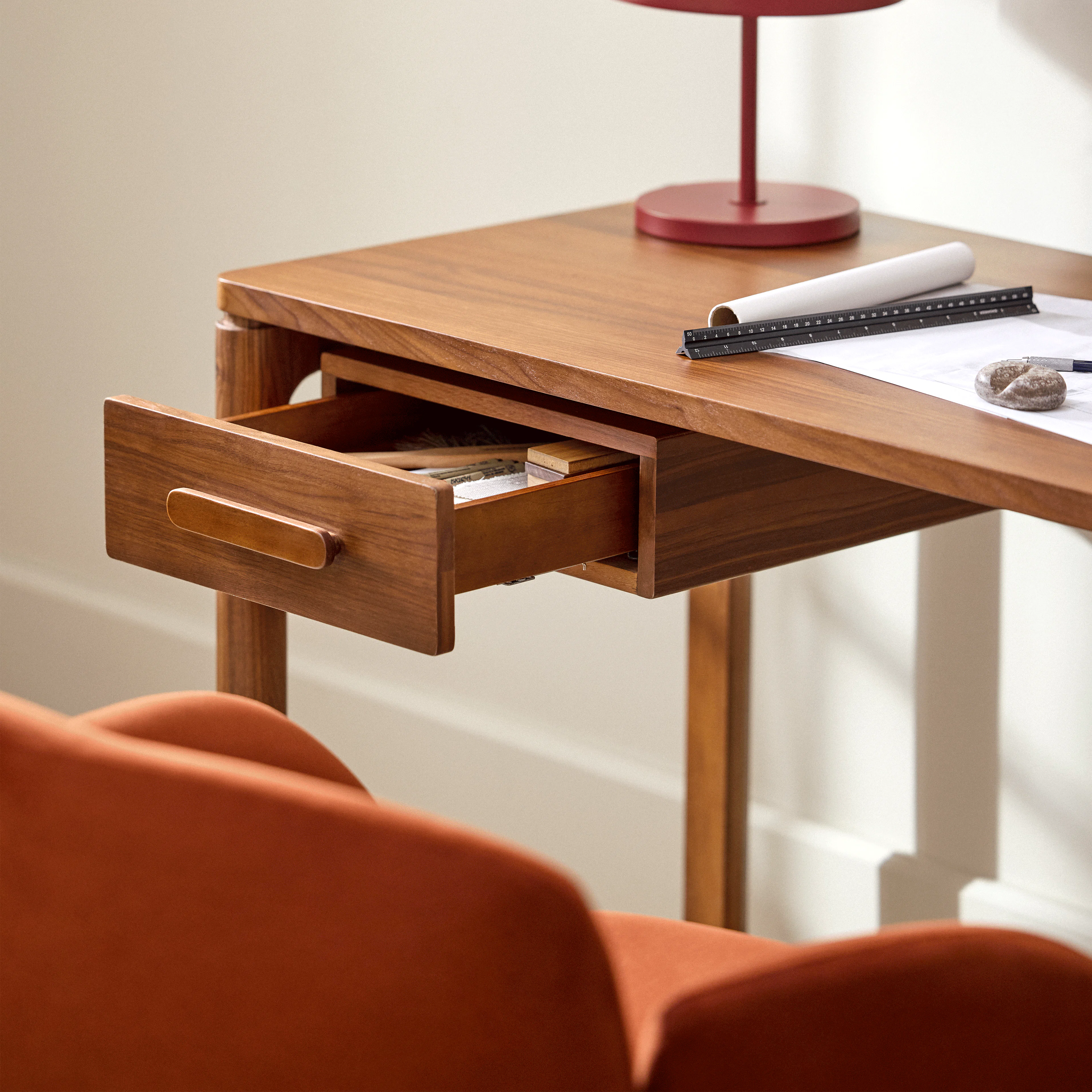 Kacey 51" Desk - Walnut