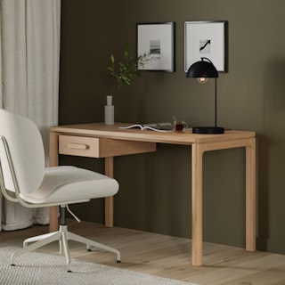 Kacey 51" Desk - White Oak