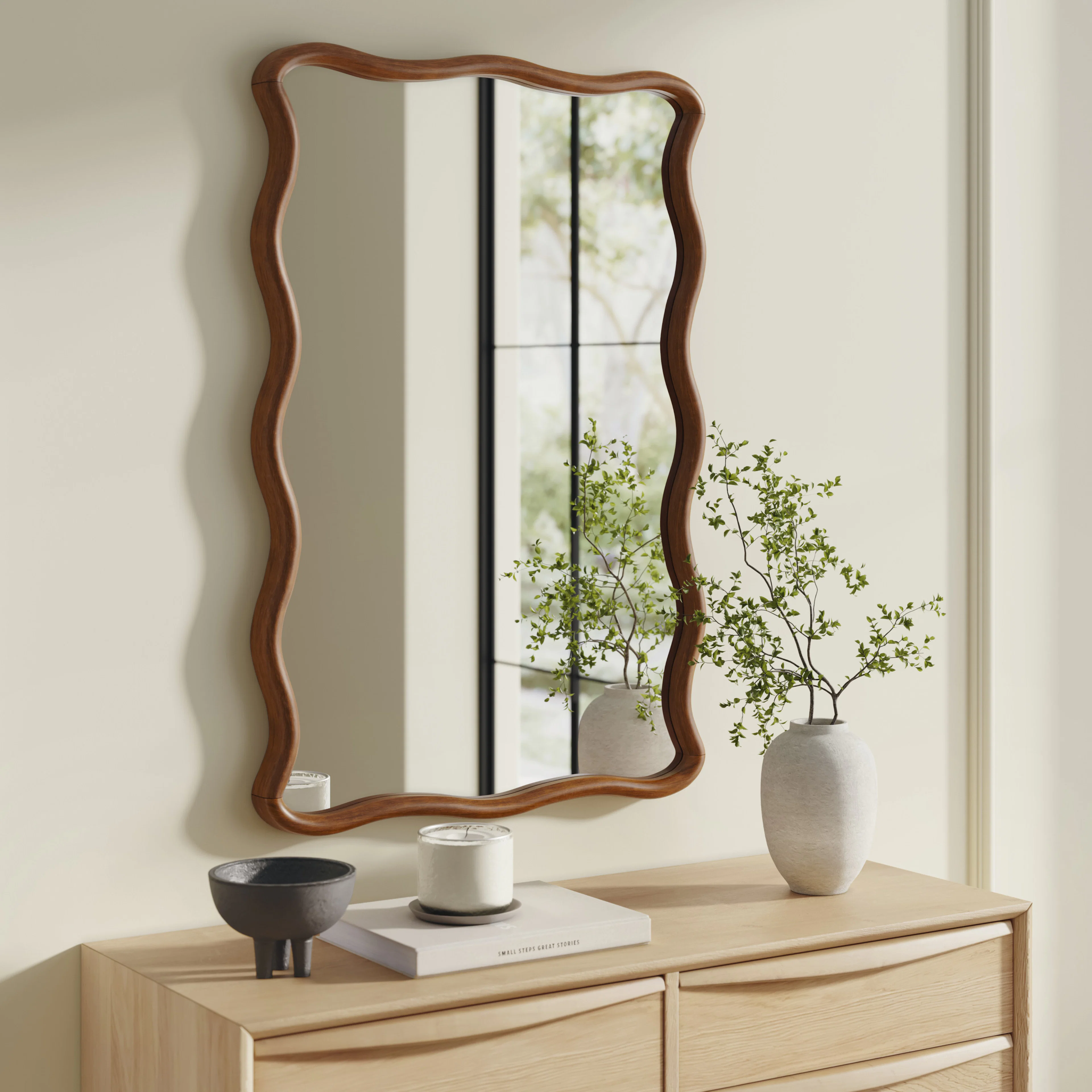 Alma Wall Mirror - Smoky