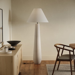 Pilar White Terrazzo Floor Lamp