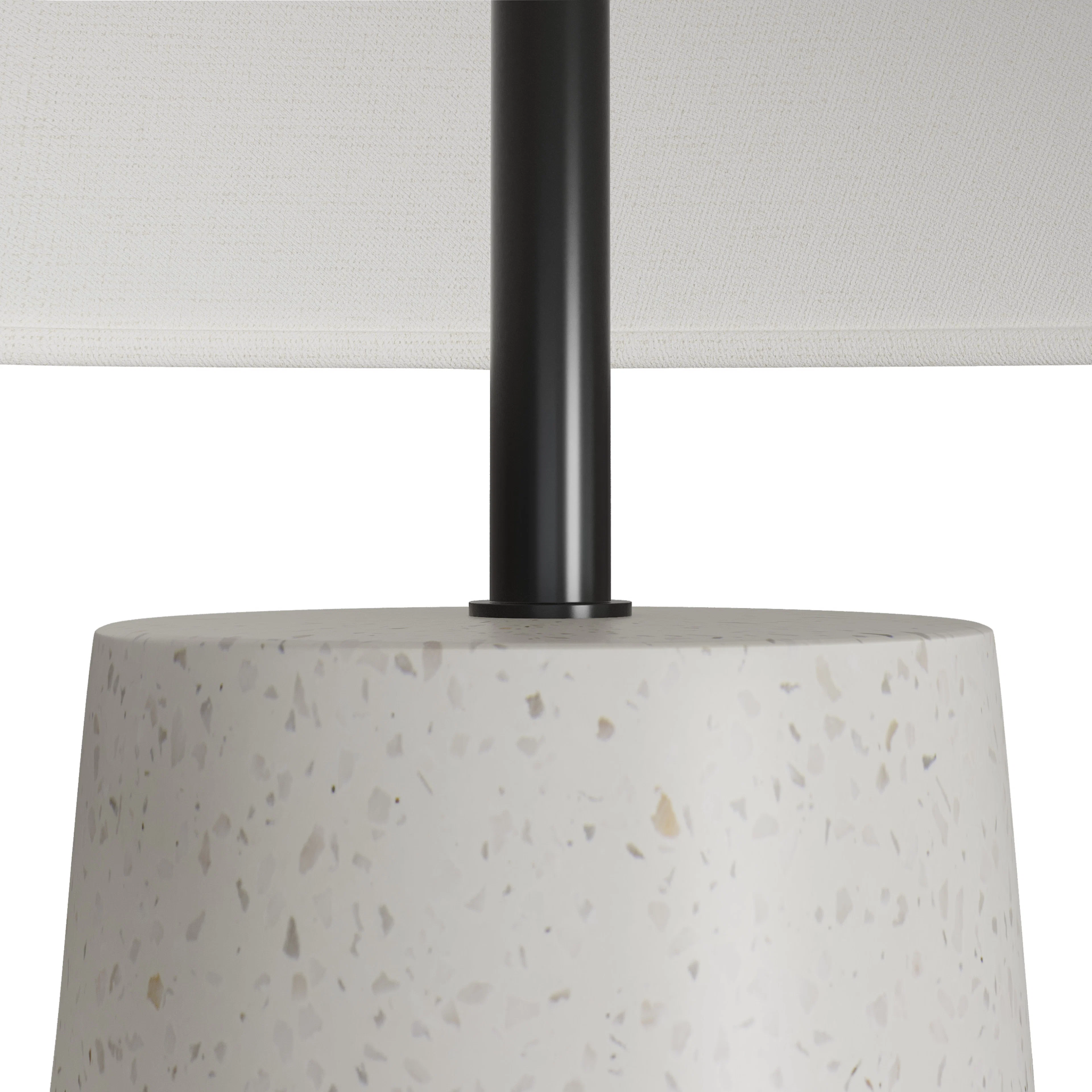 Pilar Floor Lamp - White Terrazzo