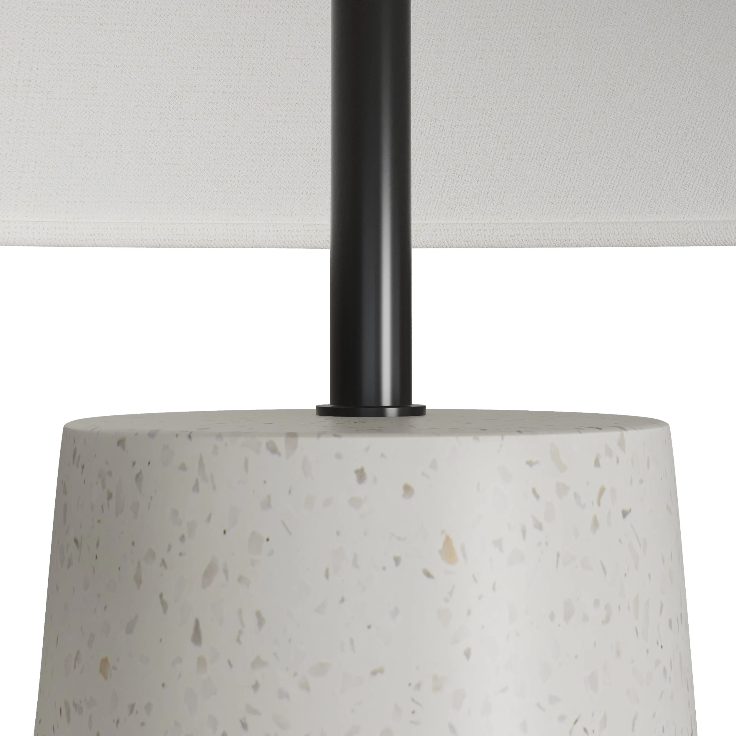 Pilar Floor Lamp - White Terrazzo