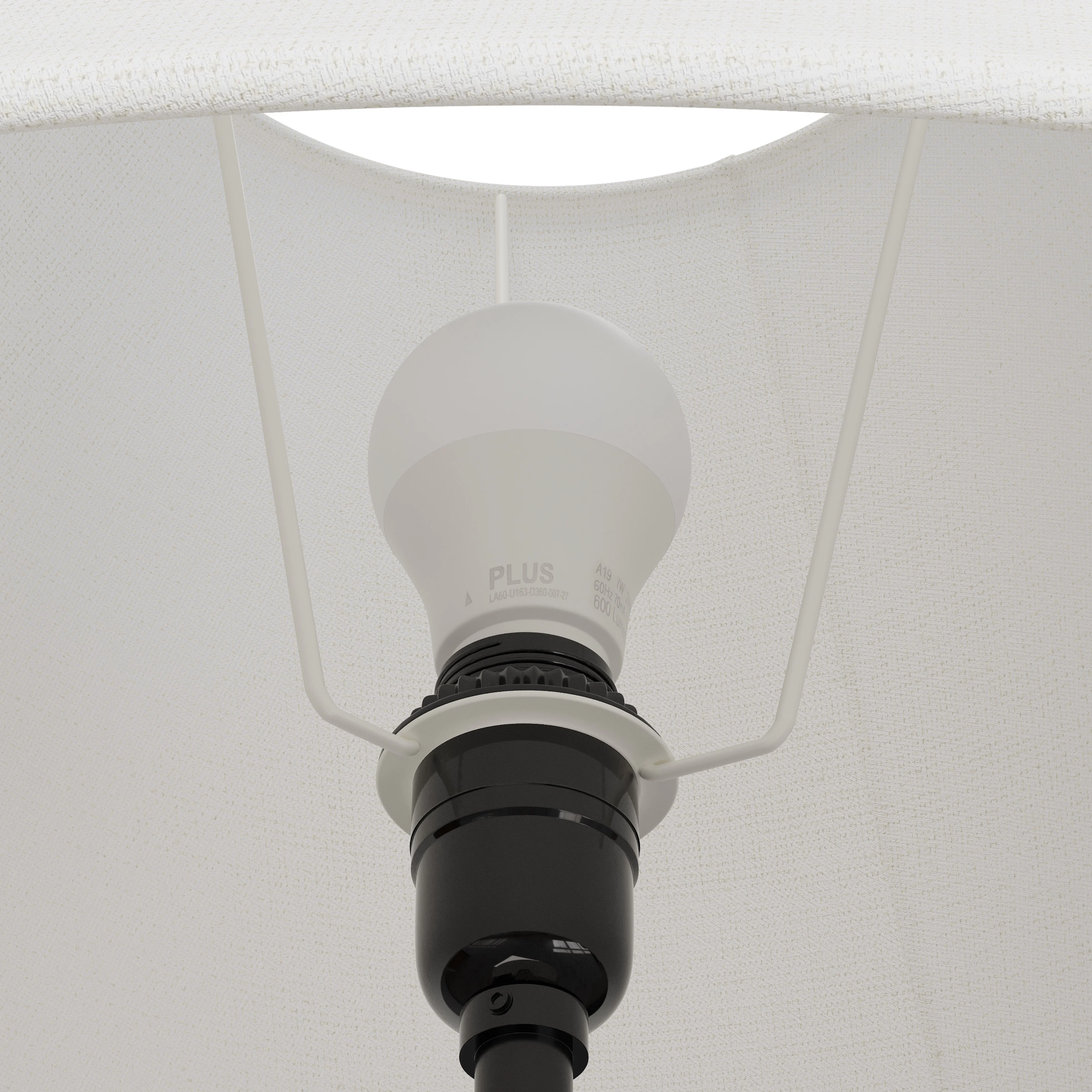 Pilar Floor Lamp - White Terrazzo