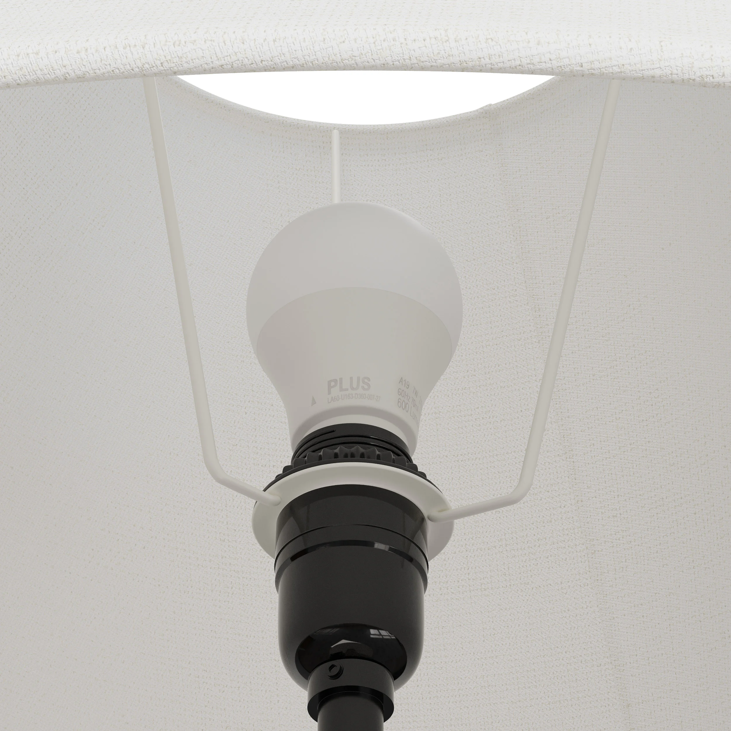 Pilar Floor Lamp - White Terrazzo