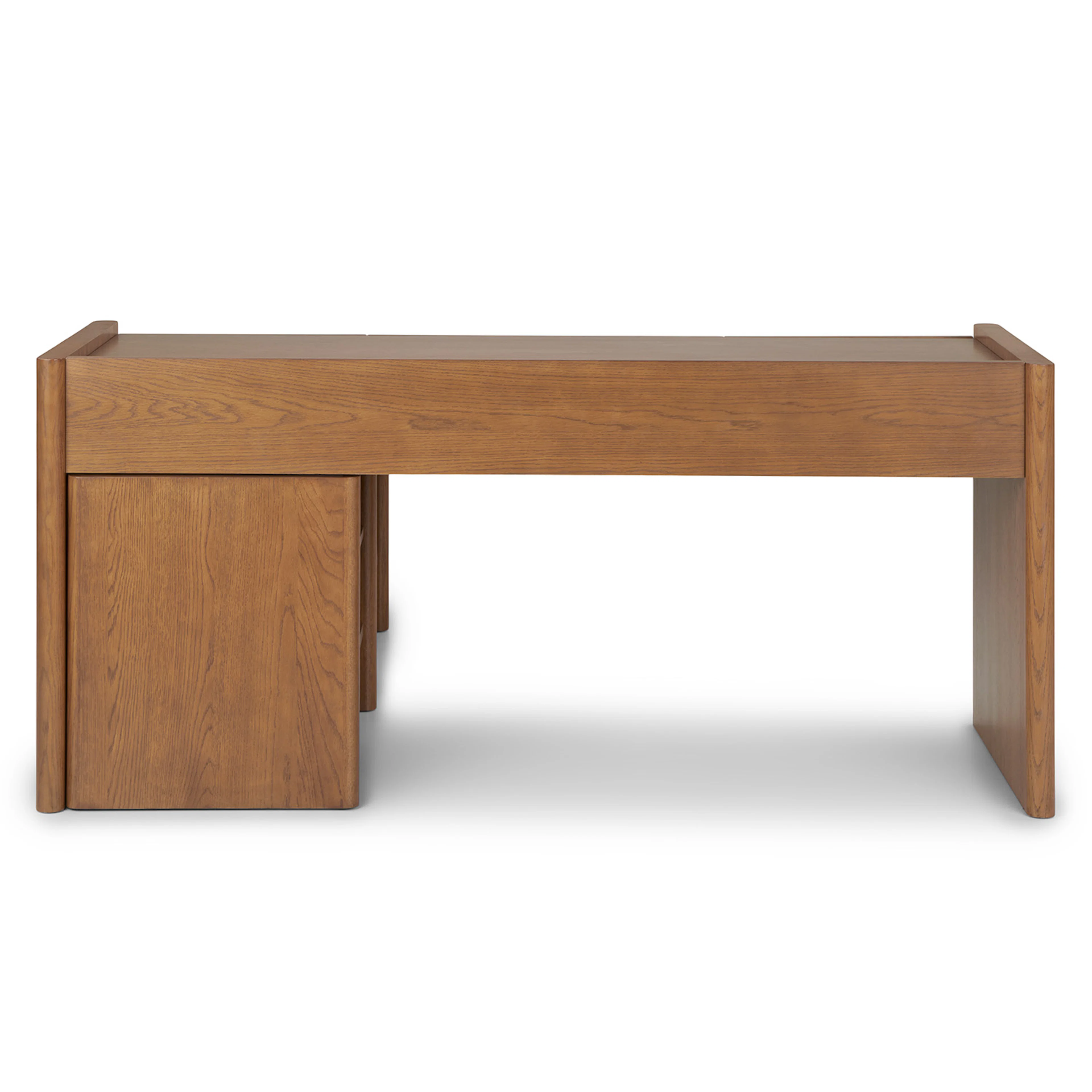 Torme L-Shape Desk Set in Smoked Oak | Stylish & Functional