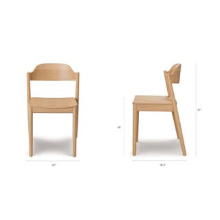 The Sylvo Dining Chair x Heidi Dining Table Bundle - Primary View 1 of 6 (Click To Zoom).