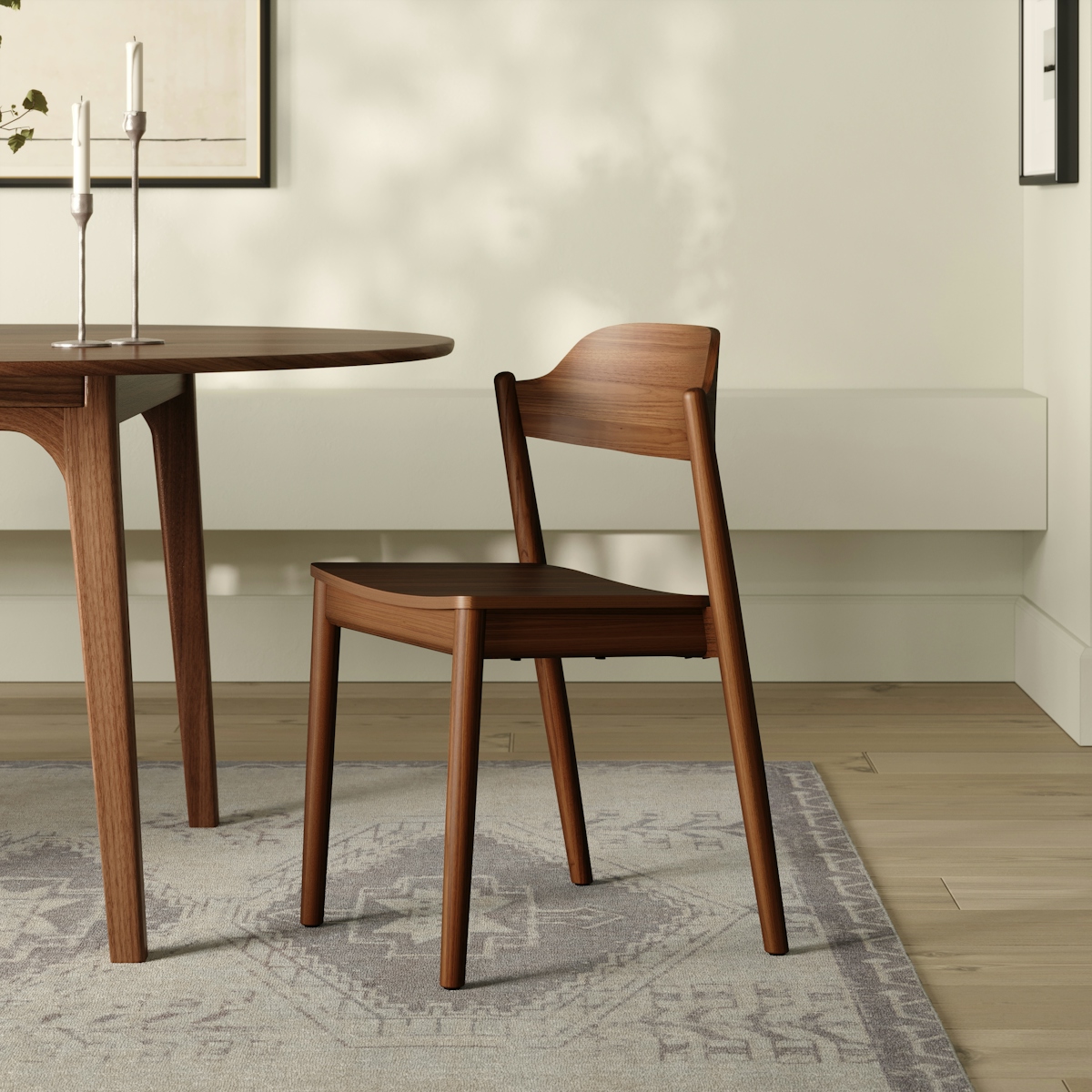 Sylvo Walnut Stackable Dining Chair | Article