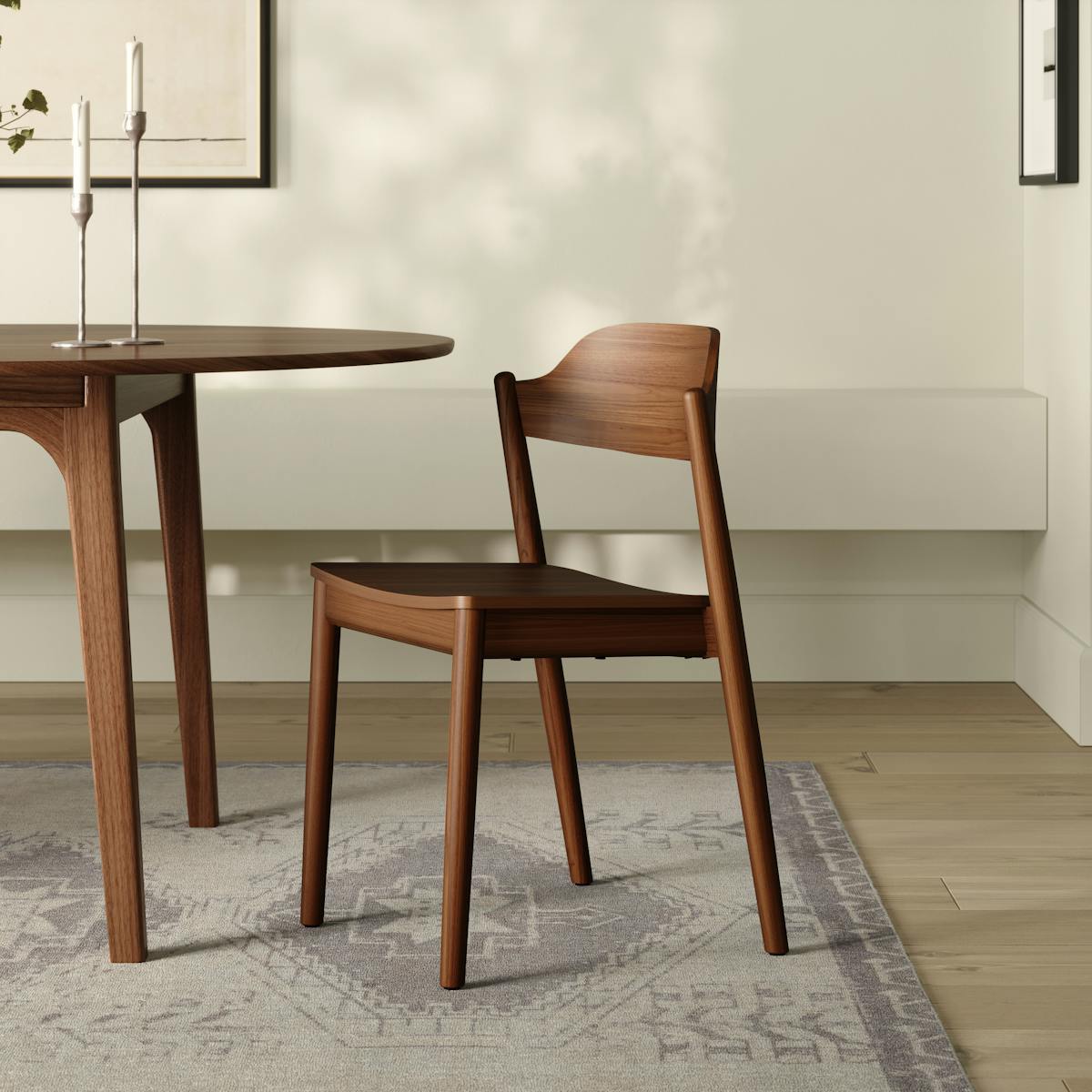 Sylvo Walnut Stackable Dining Chair | Article