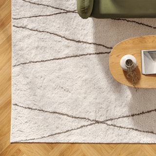 Faiza 8 x 10 Performance Rug - Natural White