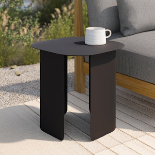 Skane Outdoor Side Table - Black