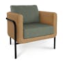 Aby 33" Outdoor Lounge Chair - Dravite Green