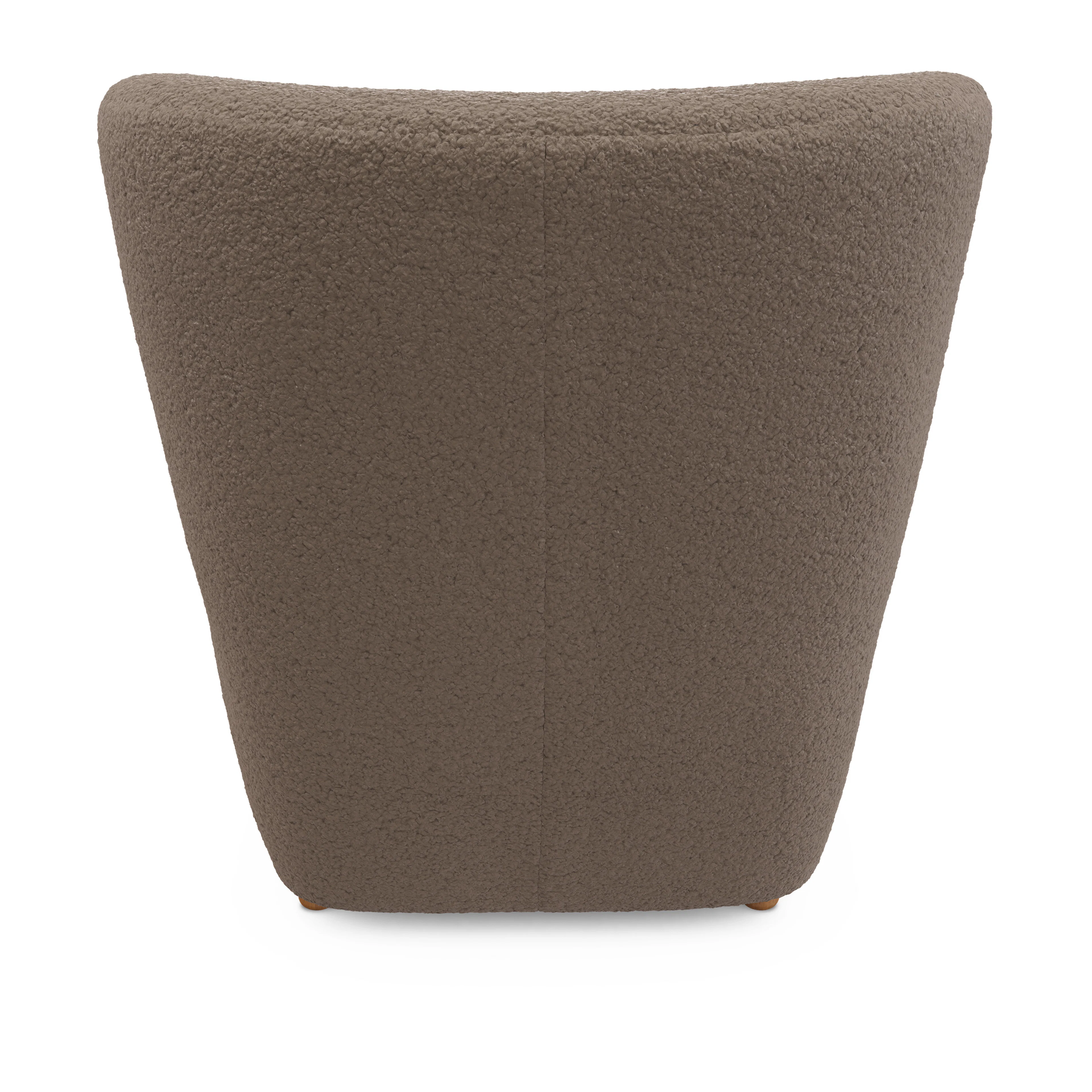 Archie 31.5" Shearling Taupe Lounge Chair - Stylish Comfort
