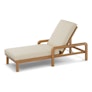 Laholm 78" Outdoor Chaise Lounge - Dravite Ivory