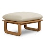 Laholm 29" Outdoor Ottoman - Dravite Ivory