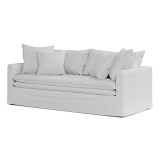 Hilla 83.5" Slipcover Sofa - Quartz White