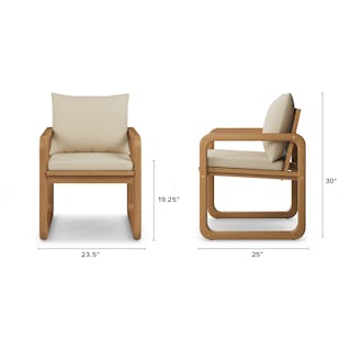The Laholm Dining Table x Dining Chair Bundle - Primary View 1 of 6 (Click To Zoom).